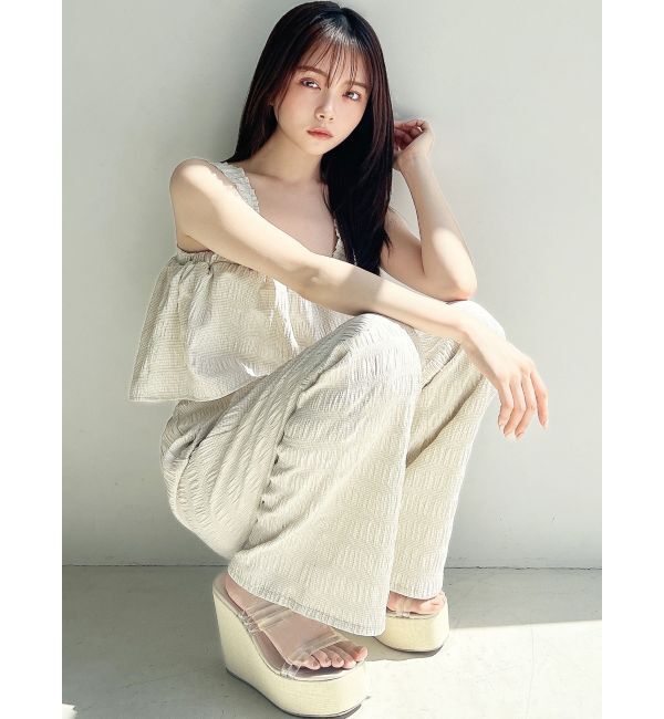 RESEXXY「シャーリングパンツ【セットアップ着用可能】」|その他|