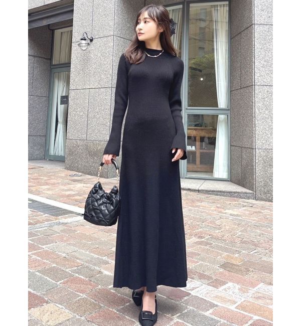 RESEXXY「【WEB限定】ラグランスリーブニットワンピース【M】」|ワンピース|