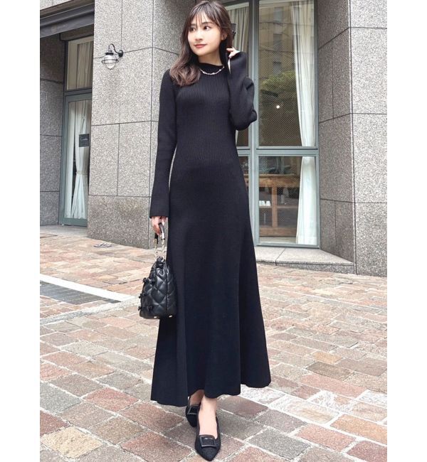 RESEXXY「【WEB限定】ラグランスリーブニットワンピース【M】」|ワンピース|