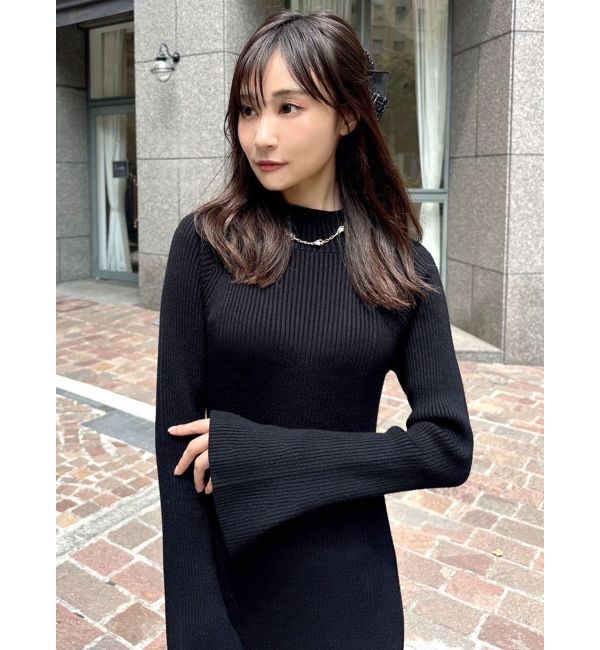 RESEXXY「【WEB限定】ラグランスリーブニットワンピース【M】」|ワンピース|