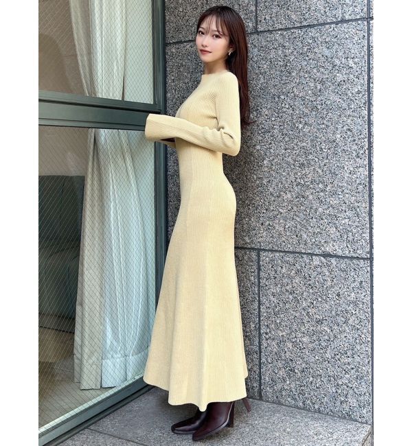 RESEXXY「【WEB限定】ラグランスリーブニットワンピース【M】」|ワンピース|