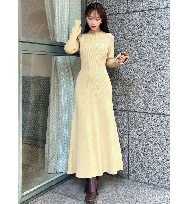 RESEXXY「【WEB限定】ラグランスリーブニットワンピース【M】」|ワンピース|