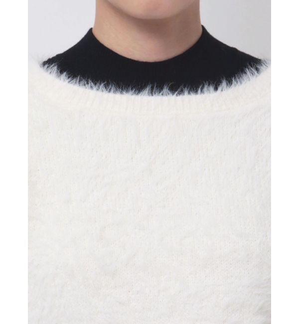 RESEXXY「シャギーレイヤードリブニットワンピース」|ワンピース|