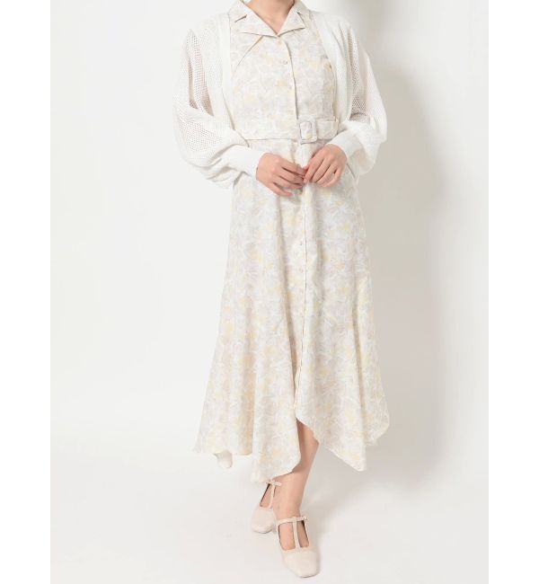 dazzlin「メッシュリボンリラックスカーディガン」|カーディガン|