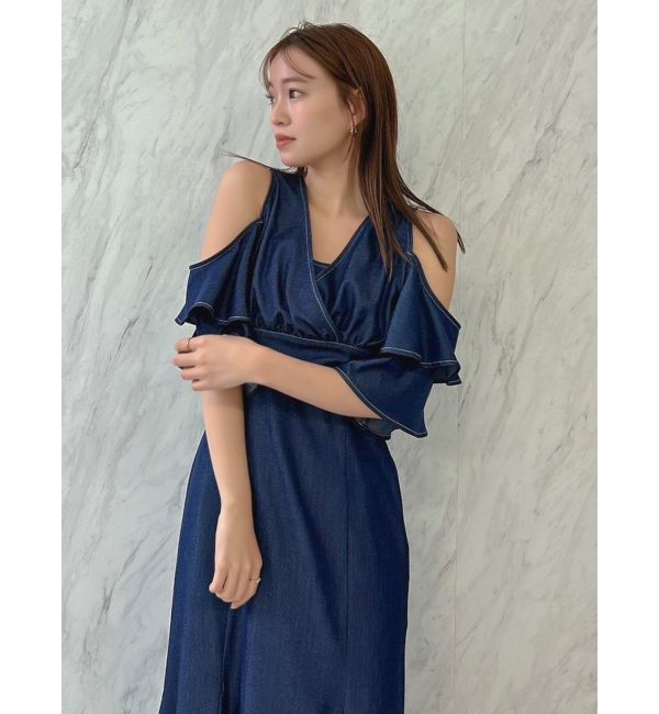 dazzlin「カシュクールコンビタイトワンピース」|ワンピース|