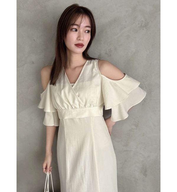 dazzlin「カシュクールコンビタイトワンピース」|ワンピース|