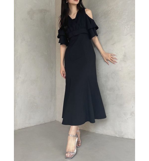 dazzlin「カシュクールコンビタイトワンピース」|ワンピース|