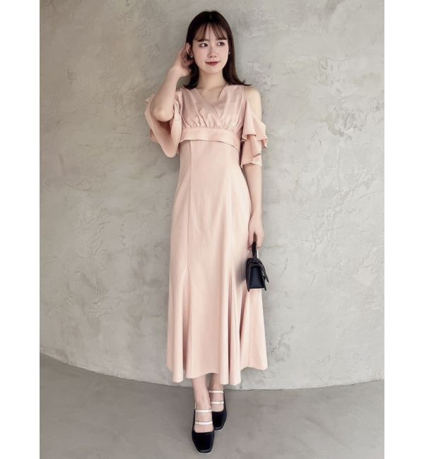 dazzlin「カシュクールコンビタイトワンピース」|ワンピース|