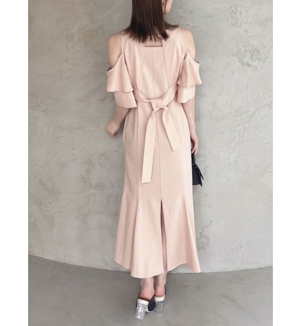 dazzlin「カシュクールコンビタイトワンピース」|ワンピース|