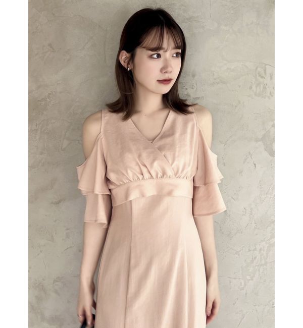 dazzlin「カシュクールコンビタイトワンピース」|ワンピース|