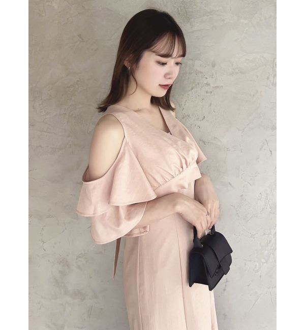 dazzlin「カシュクールコンビタイトワンピース」|ワンピース|