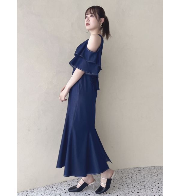 dazzlin「カシュクールコンビタイトワンピース」|ワンピース|