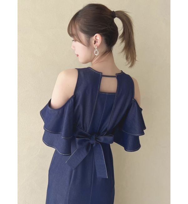 dazzlin「カシュクールコンビタイトワンピース」|ワンピース|