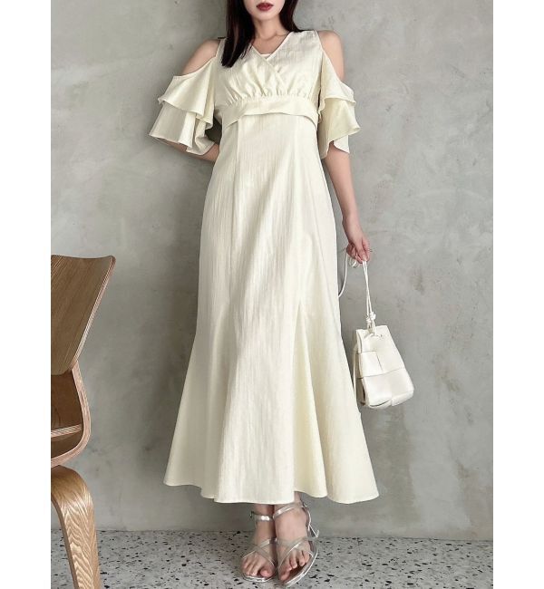 dazzlin「カシュクールコンビタイトワンピース」|ワンピース|