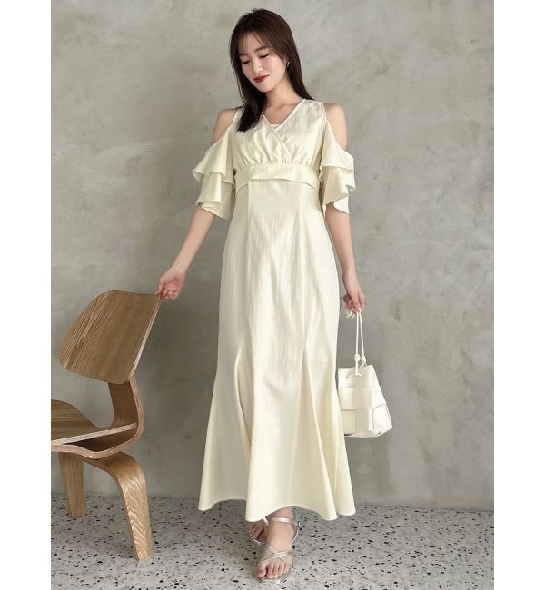 dazzlin「カシュクールコンビタイトワンピース」|ワンピース|