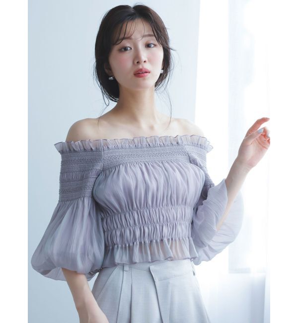 dazzlin「オフショルフェミニックトップス」|シャツ・ブラウス|