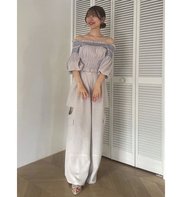 dazzlin「オフショルフェミニックトップス」|シャツ・ブラウス|