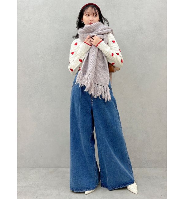 dazzlin「ハートジャカードカーデトップス」|カーディガン|