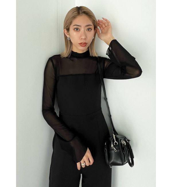 EMODA「シアー2トーンオールインワン」|オールインワン|