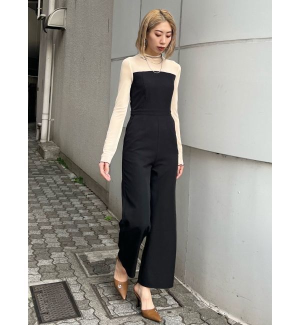 EMODA「シアー2トーンオールインワン」|オールインワン|