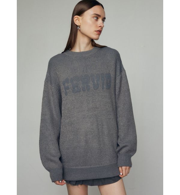 EMODA「プレーティングオーバールーズニット」|ニット・セーター|