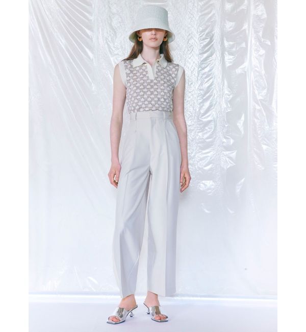 MURUA「ジャガードパターンニットポロ」|ポロシャツ|