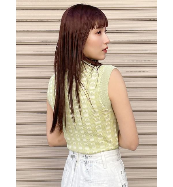 MURUA「ジャガードパターンニットポロ」|ポロシャツ|