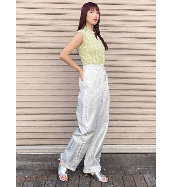 MURUA「ジャガードパターンニットポロ」|ポロシャツ|