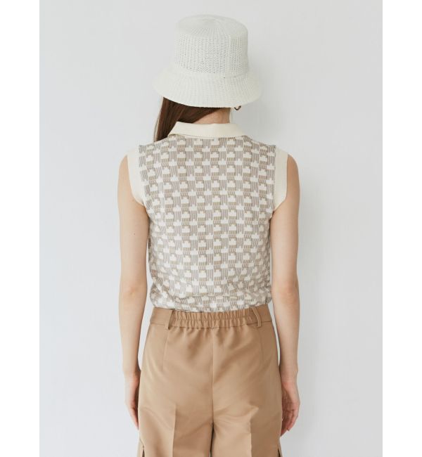 MURUA「ジャガードパターンニットポロ」|ポロシャツ|