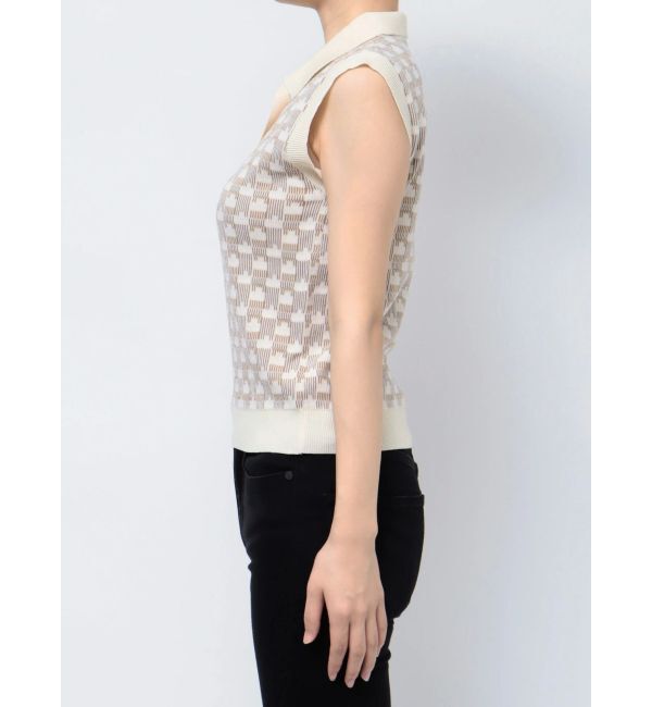 MURUA「ジャガードパターンニットポロ」|ポロシャツ|