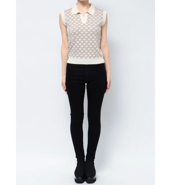 MURUA「ジャガードパターンニットポロ」|ポロシャツ|