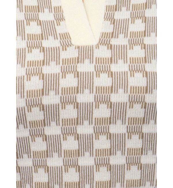 MURUA「ジャガードパターンニットポロ」|ポロシャツ|