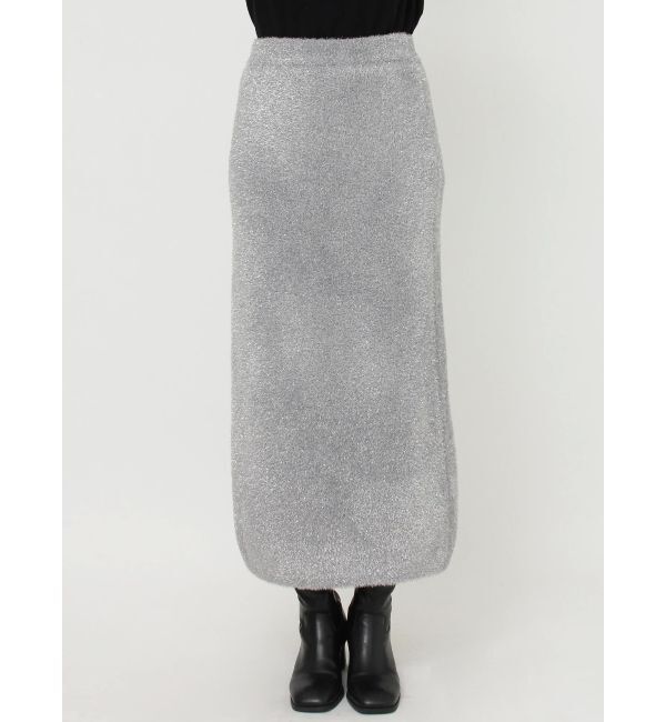 MURUA「ラメニットナロースカート」|スカート|