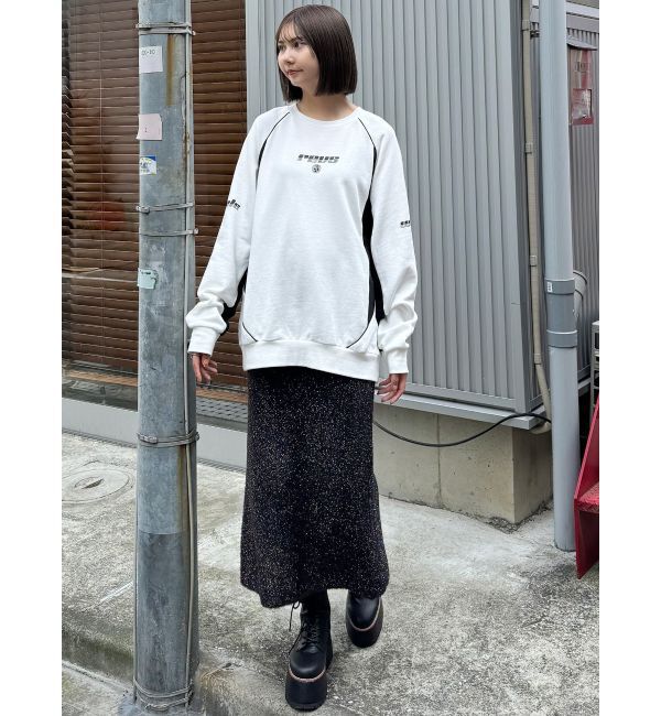 MURUA「ラメニットナロースカート」|スカート|