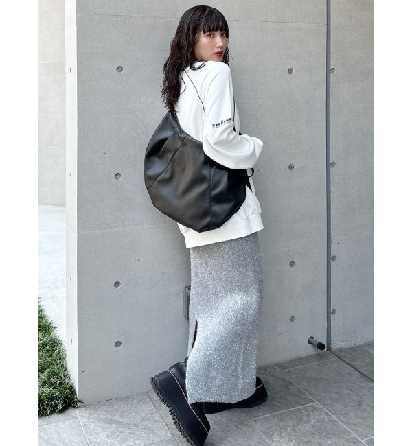 MURUA「ラメニットナロースカート」|スカート|