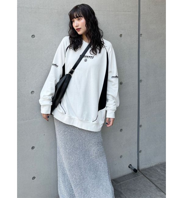 MURUA「ラメニットナロースカート」|スカート|