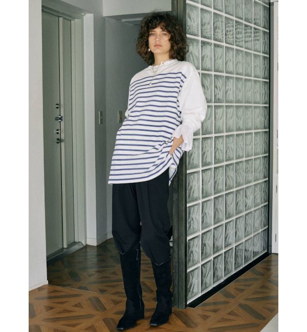 Ungrid「インソールデザインウエスタンブーツ」|ロングブーツ|