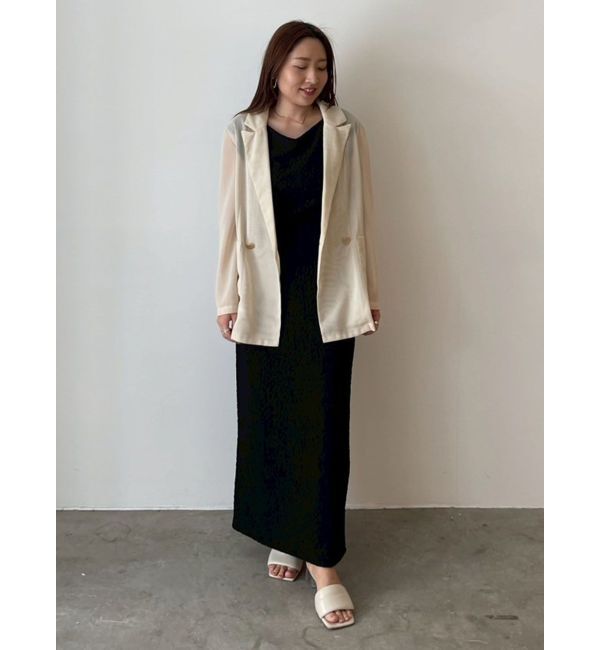 LAGUNAMOON「メッシュダブルテーラージャケット」|テーラードジャケット|