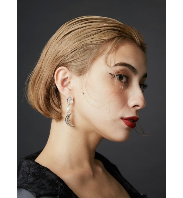 EVRIS「STONE MIX SUNNY MOTIFピアス」|ピアス|