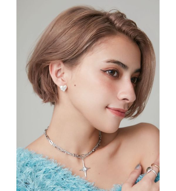 EVRIS「PEARL HEARTピアス」|ピアス|