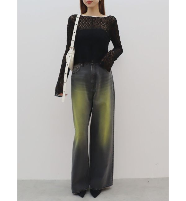 EVRIS「レースショートカーディガン」|カーディガン|