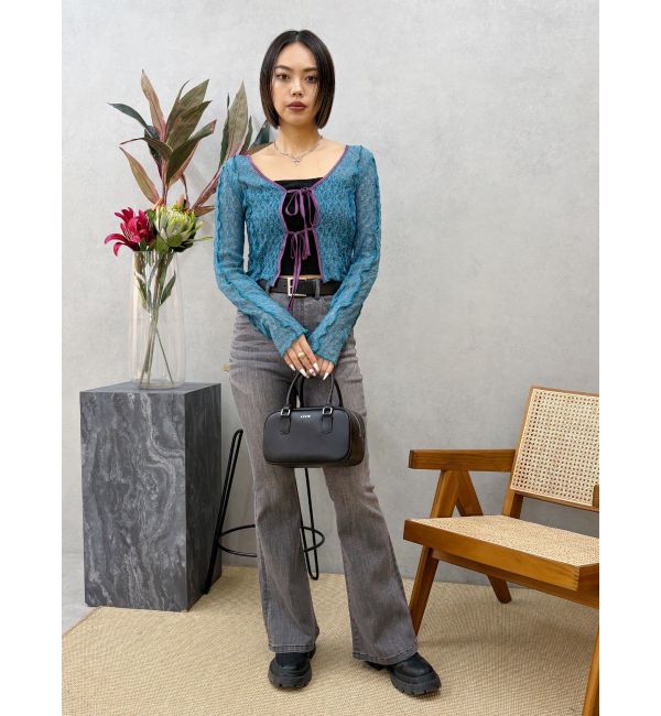 EVRIS「レースショートカーディガン」|カーディガン|