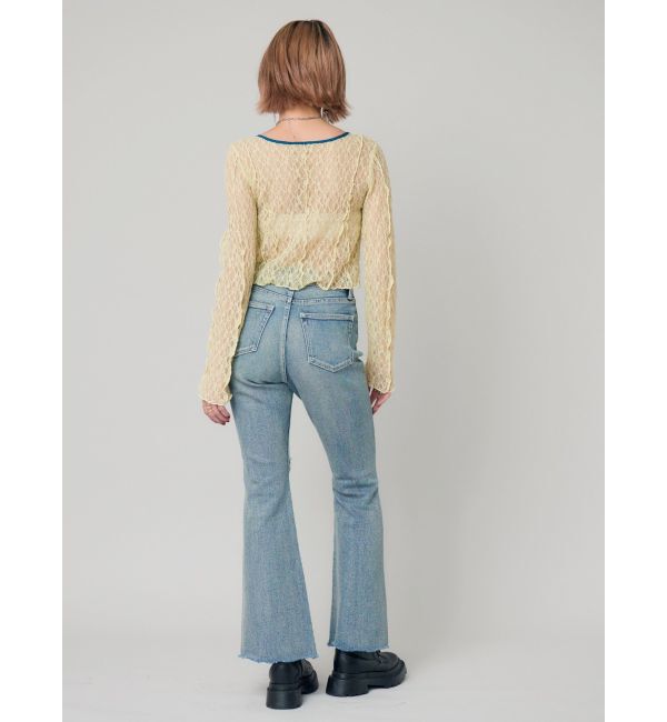 EVRIS「レースショートカーディガン」|カーディガン|