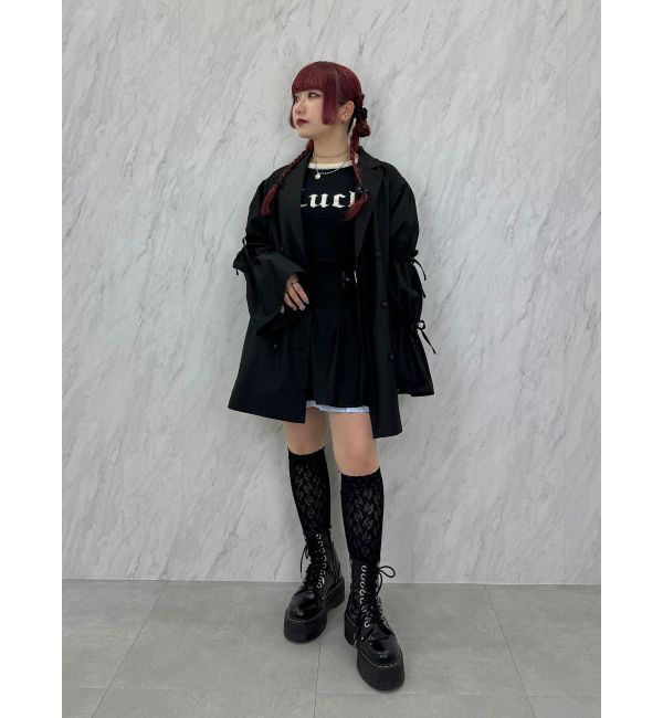 jouetie「ロゴジャガードラグランニット」|ニット・セーター|