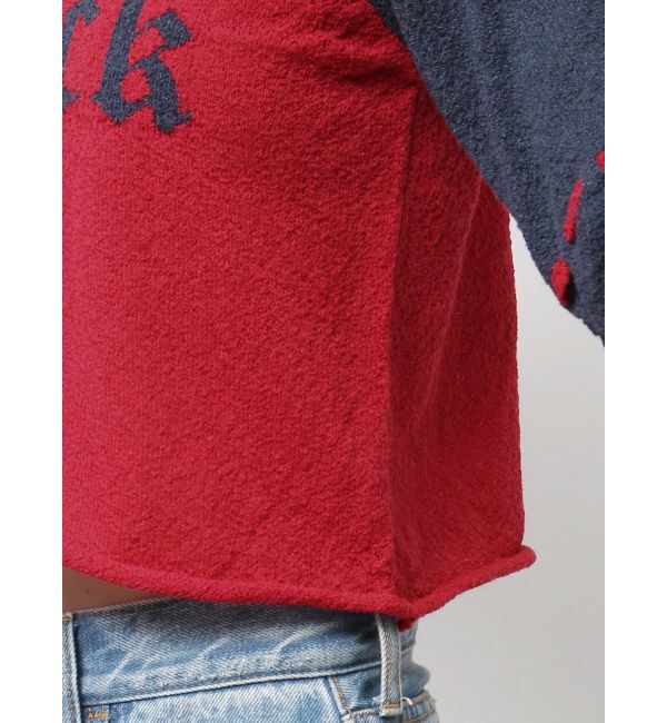 jouetie「ロゴジャガードラグランニット」|ニット・セーター|