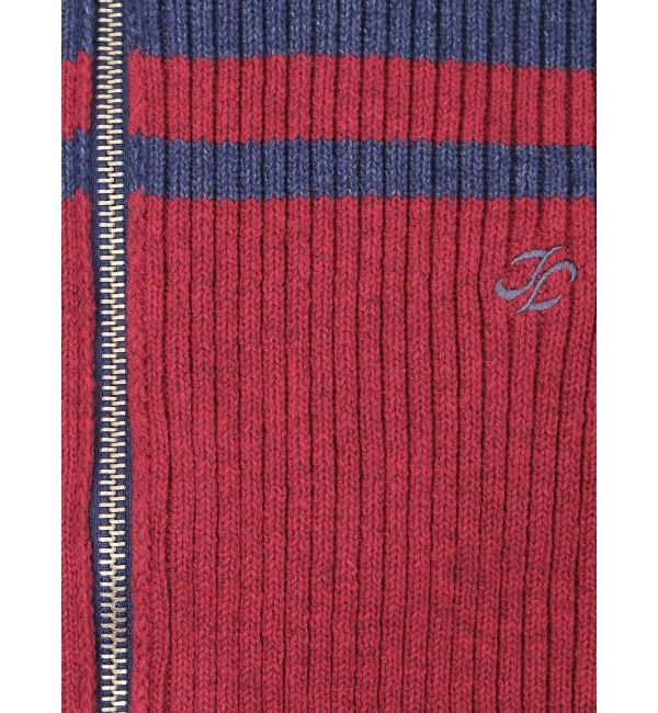 jouetie「ラインハイネックジップカーデ」|カーディガン|