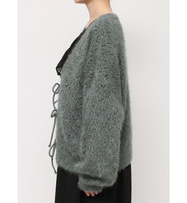 merry jenny「Vネックおはなシアーカーディガン」|カーディガン|