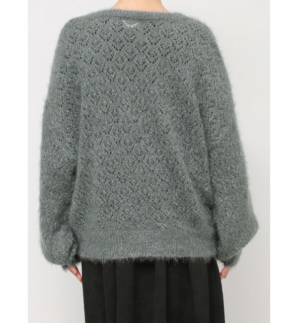 merry jenny「Vネックおはなシアーカーディガン」|カーディガン|