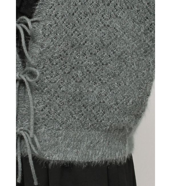 merry jenny「Vネックおはなシアーカーディガン」|カーディガン|