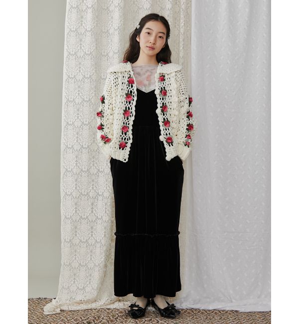 merry jenny「クロシェカーディガン」|カーディガン|